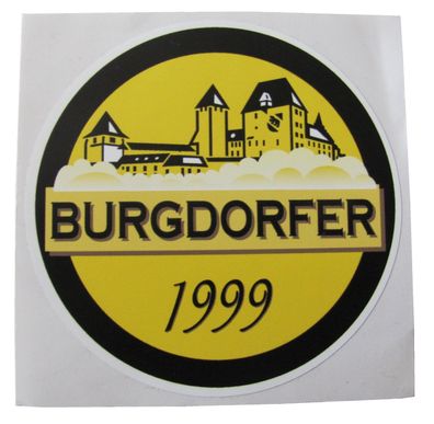 Burgdorfer Gasthausbrauerei in der Schweiz - Aufkleber 85 mm