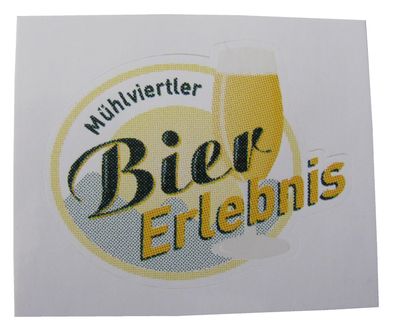 Mühlviertler Bier Erlebnis - Aufkleber 50 x 38 mm