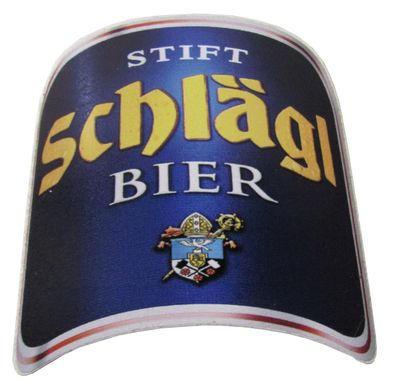 Stiftsbrauerei Schlägl aus Österreich - Bier - Aufkleber 75 x 75 mm - Motiv 1