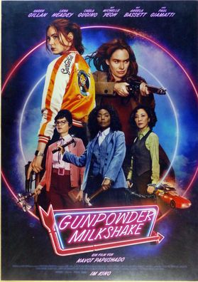 Gunpowder Milkshake - Original Kinoplakat A1 - Karen Gillan, Lena Headey - Filmposter