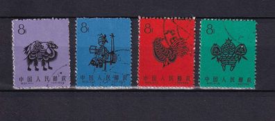 VR China 1959 426 - 429 ( Scherenschnitte ) komplett gestempelt (2)