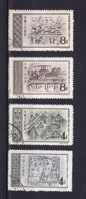 VR China 1956 319-322 (Kunst der Tung Han Dynastie ) o