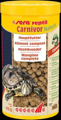 Sera reptil Carnivor Nature - Futter für carnivore Reptilien 1000ml - 310g