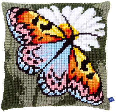 Vervaco PN-0155050 Kreuzstichkissenpackung Schmetterling