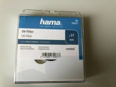 Hama UV-Filter, coated, 37.0 mm Neu Objektivschutz Farblos