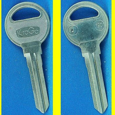 KraGa J190 - KFZ Schlüsselrohling mit Lagerspuren