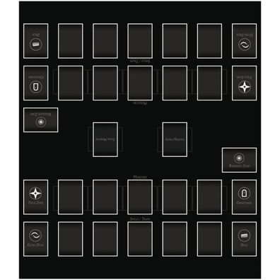 Yugioh Double Playmat - Basic Style - Spielmatte Unterlage OVP Deluxe TCG MR5