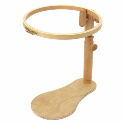 Einstell Stickerei Rundenst ßnder Rotations Kreuz Stich Rack Halter Holz Hoop