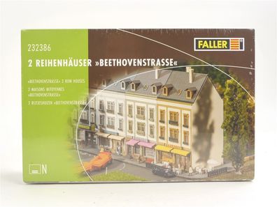 E412 Faller N 232386 Gebäude Bausatz 2x Reihenhaus "Beethovenstrasse" * NEU*