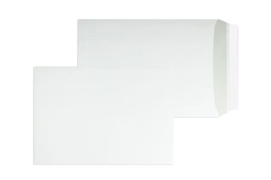 250 Versandtaschen Weiß 229x324 mm (DIN C4) mit Haftklebung