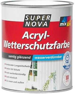 Super Nova Acryl-Wetterschutzfarbe 2,5 ltr.