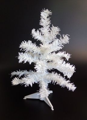Künstlicher Weihnachtsbaum weiß 60cm Weihnachtsdeko Tannenbaum Christbaum Tanne