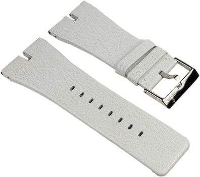 Festina Uhrenarmband Leder 33mm weiß für Damenuhr F16361/1