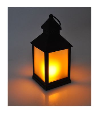 LED Deko-Laterne Flackereffekt Windlicht Tischdeko Leuchte Lampe Weihnachtsdeko