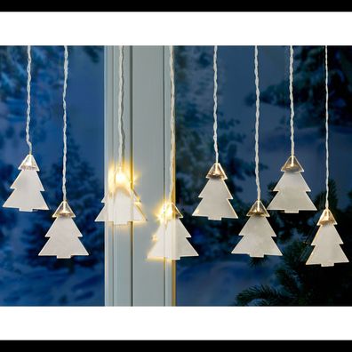 Lichterkette Tannenbäume 8 LED Weihnachtsbeleuchtung Weihnachtsdeko Winterdeko
