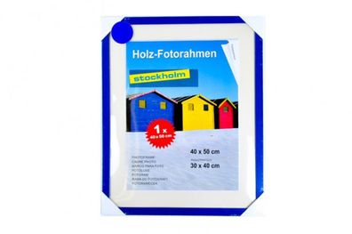 Holz-Fotorahmen Bilderrahmen 40x50 cm div. Farben