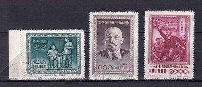 VR-China 1954 246-48 (Todestag Lenins) (o)