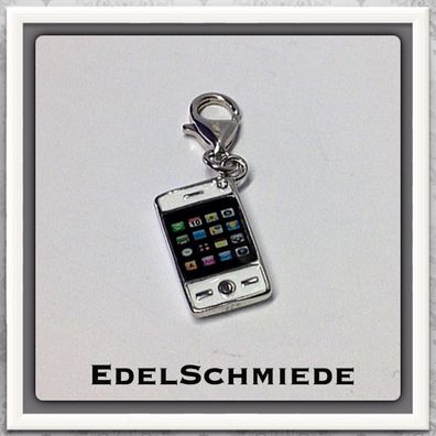 Edelschmiede925 Charm Anhänger 925/ - I-Phone bunt