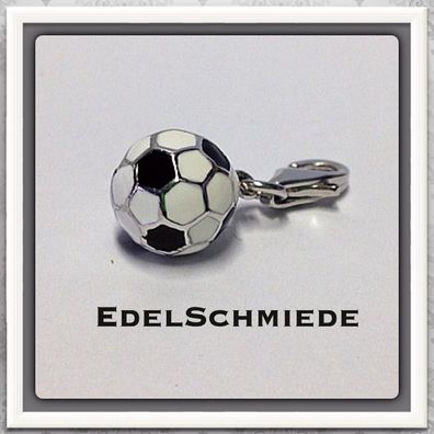 Edelschmiede925 Charmanhänger 925/ - Silber als Fußball