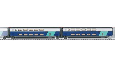 Trix 23488 Ergänzungswagen-Set 2 zum TGV Euroduplex - Spur H0