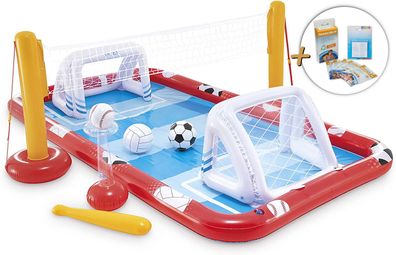 INTEX 57147NP Playcenter Action Sports Pool + Wasserpflege & Reparaturflicken