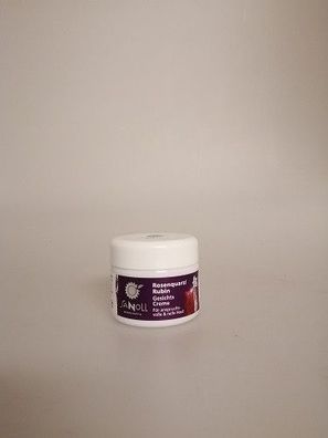 Sanoll Rosenquarz-Rubin Gesichtscreme, 50 ml