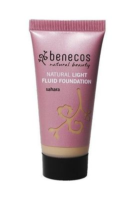Benecos Natural Light Fluid Foundation sahara, 30 ml