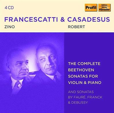 Ludwig van Beethoven (1770-1827): Zino Francescatti & Robert Casadesus - The Compl...
