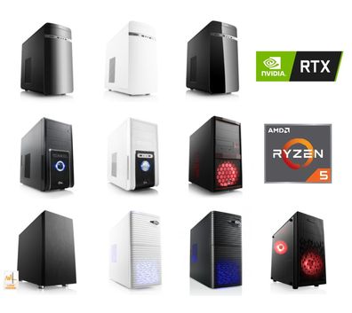 PC Desktop Computer Gaming & Office | AMD Ryzen 5 3600 | Geforce RTX 3050 | 16GB RAM