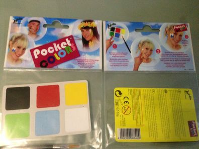 4x Kinderschminke Schminke Jofrika Karneval Wurfmaterial Pocket Color Posten..