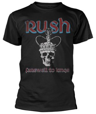 RUSH - Farewell to kings T-Shirt schwarz Neu-New