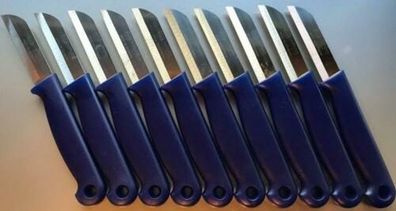 25x Solingen Küchenmesser BLAU Obstmesser Schälmesser Allzweckmesser Messer