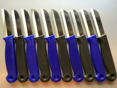10x Solingen Küchenmesser 5x BLAU + 5x Schwarz Obstmesser Allzweckmesser Messer