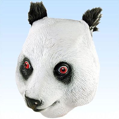 Vollmaske Panda Bär Tiermaske Pandamaske Masken Karnevalsmaske Tiermaske