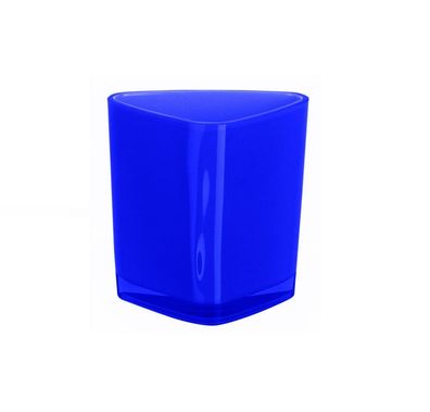 Trix Acryl Blau/ Blue Zahnbecher Mundspülbecher Dreieck-Design + High Shine Farben