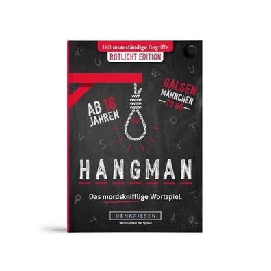 Hangman - Rotlicht Edition Galgenmännchen TO GO - deutsch