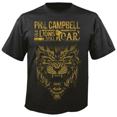 PHIL Campbell - Old lions T-Shirt schwarz Neu-New