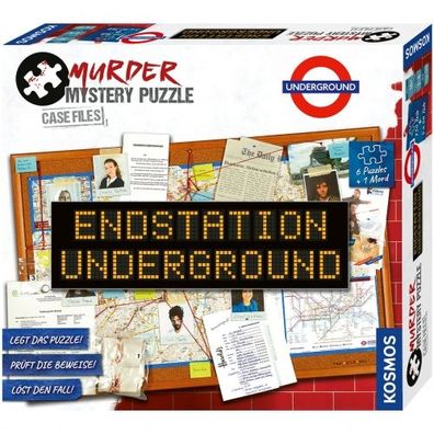 Murder Mystery Puzzle - Endstation Underground - deutsch