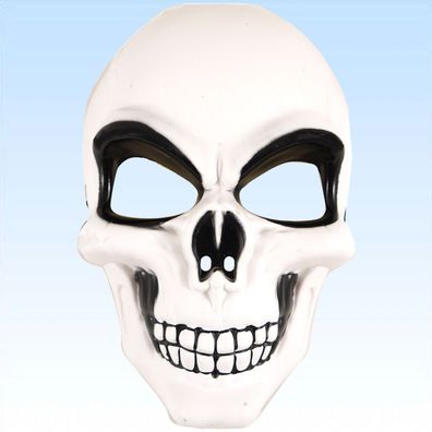 Skelettmaske Maske Totenkopf Totenschädel Totenkopfmaske Halbmaske Kopfmaske