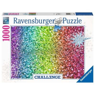 Puzzle - Challenge Glitzer (1000 Teile) - deutsch