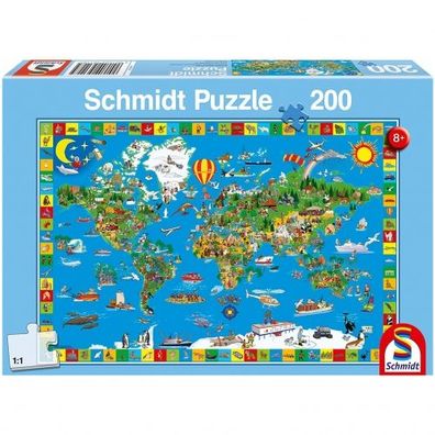 Puzzle - Deine bunte Erde (200 Teile) - deutsch