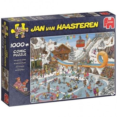 Puzzle - Die Winterspiele (van Haasteren) (1000 Teile) - deutsch