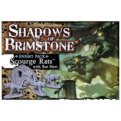 Shadows of Brimstone - Scourge Rats Enemy Pack (Expansion) - englisch