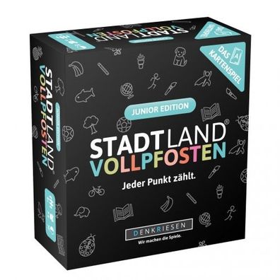STADT LAND Vollpfosten - Das Kartenspiel - Junior Edition - deutsch