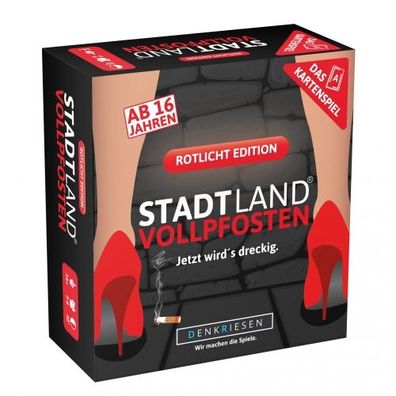 STADT LAND Vollpfosten - Das Kartenspiel - Rotlicht Edition - deutsch