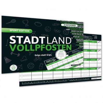 STADT LAND Vollpfosten - SPORT Edition (DinA4-Format) - deutsch
