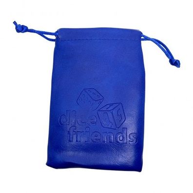 Würfelbeutel - PU-Leather-Bag Blue