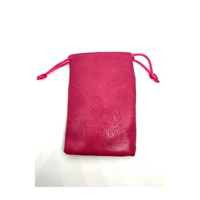 Würfelbeutel - PU-Leather-Bag Pink