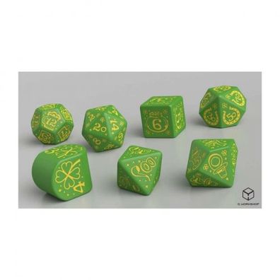 St. Patrick Dice Set - The Lucky Charm (7) - englisch