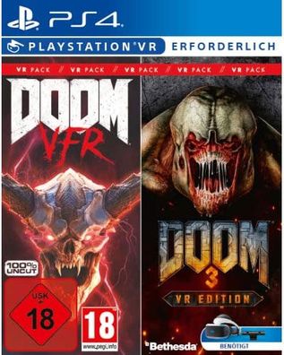 ID Software Action Pack vol.3 PS-4 VR Doom3 + DOMM VFR - Bethesda - (SONY® PS4 ...